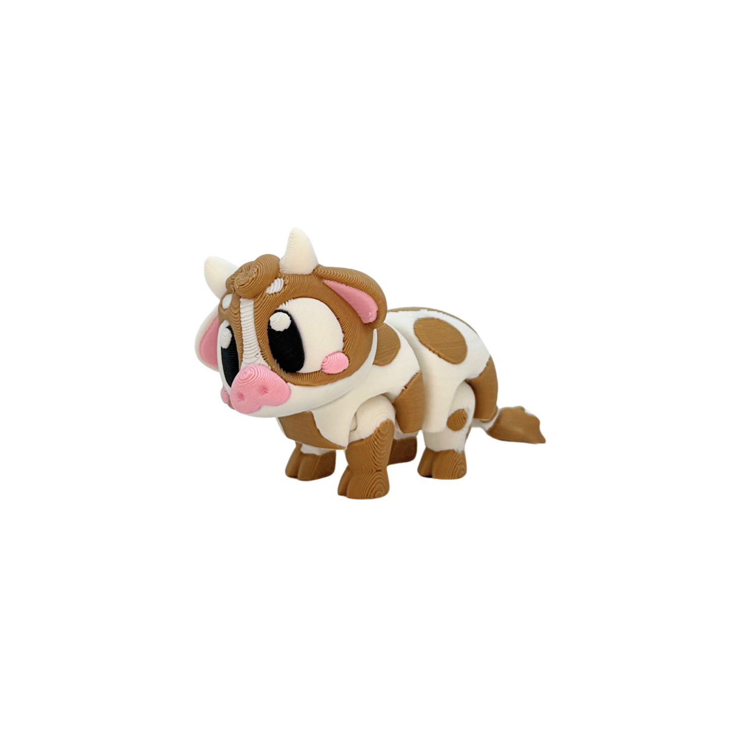3D Flexi Cow Keychain