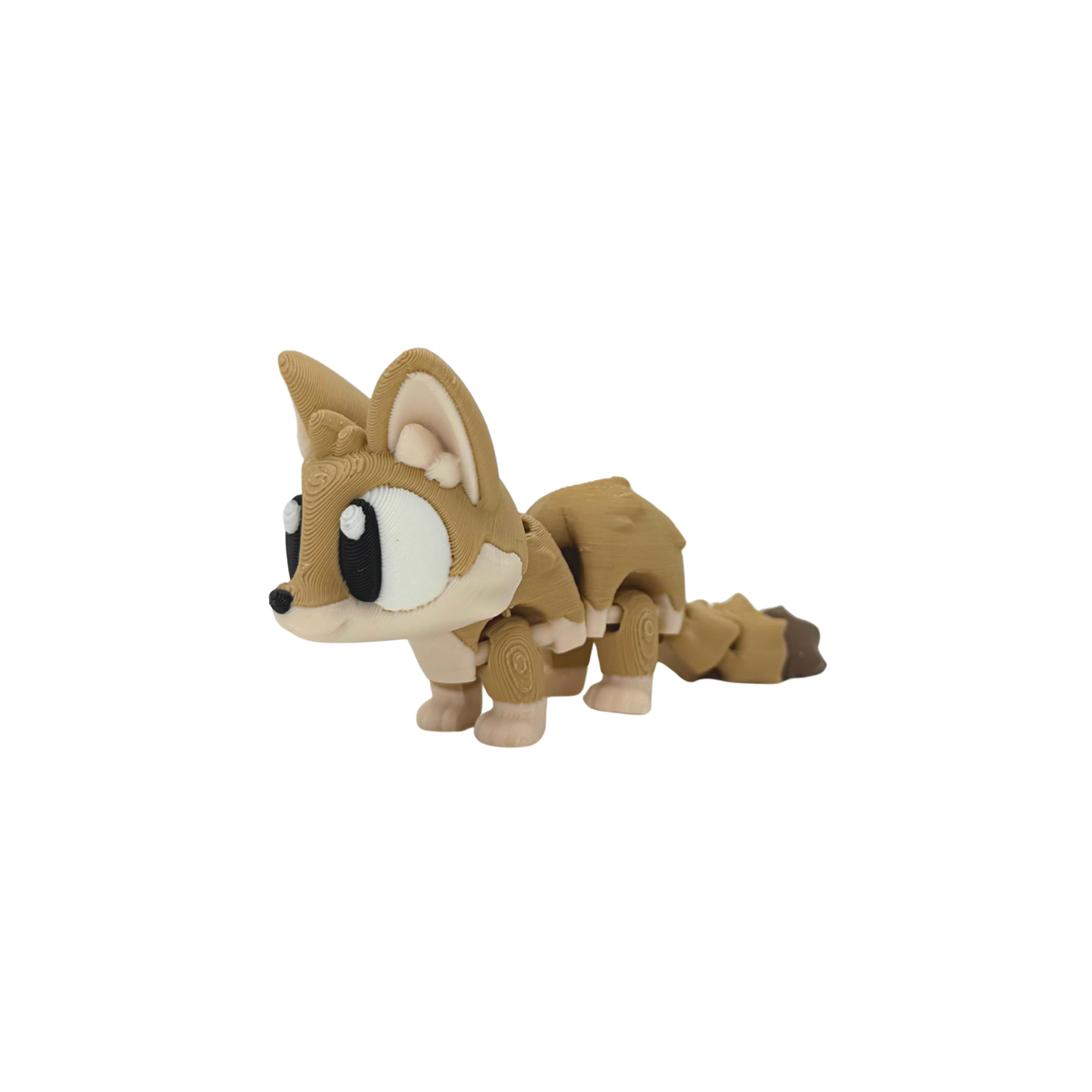 3D Flexi Fennec Fox Keychain