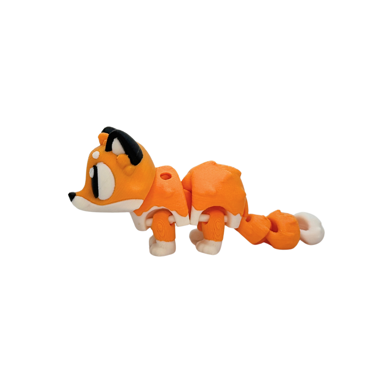 3D Flexi Fox Keychain