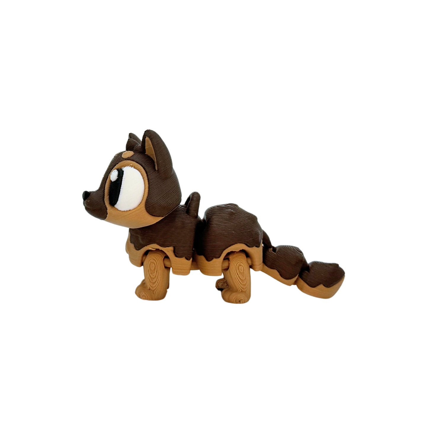 3D Flexi German Shepherd Keychain