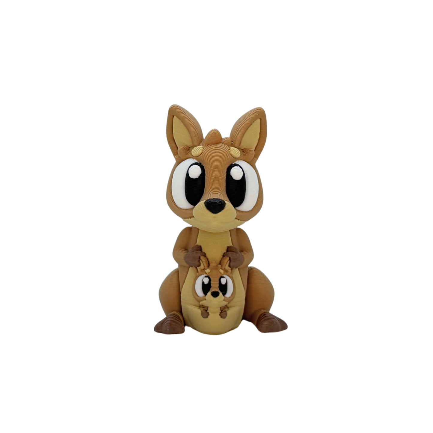 3D Flexi Kangaroo Keychain