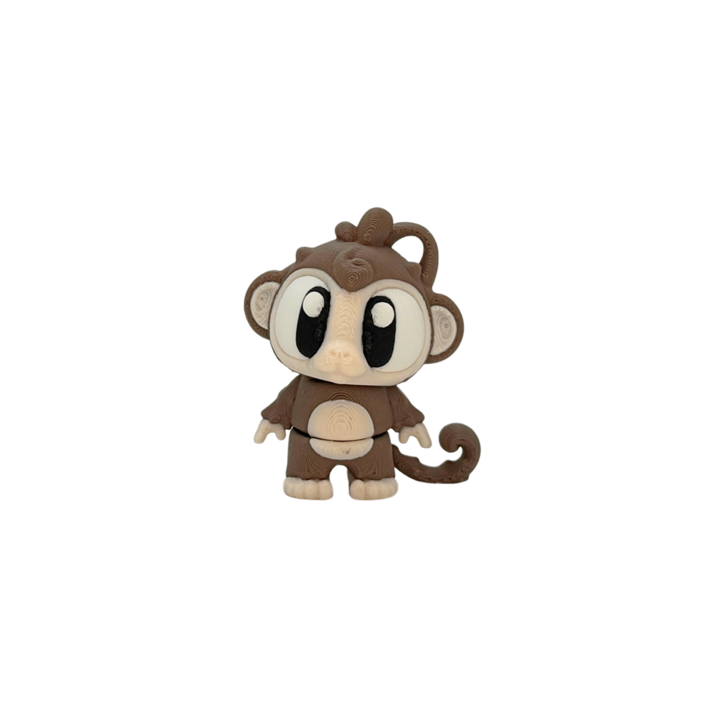 3D Flexi Monkey Keychain