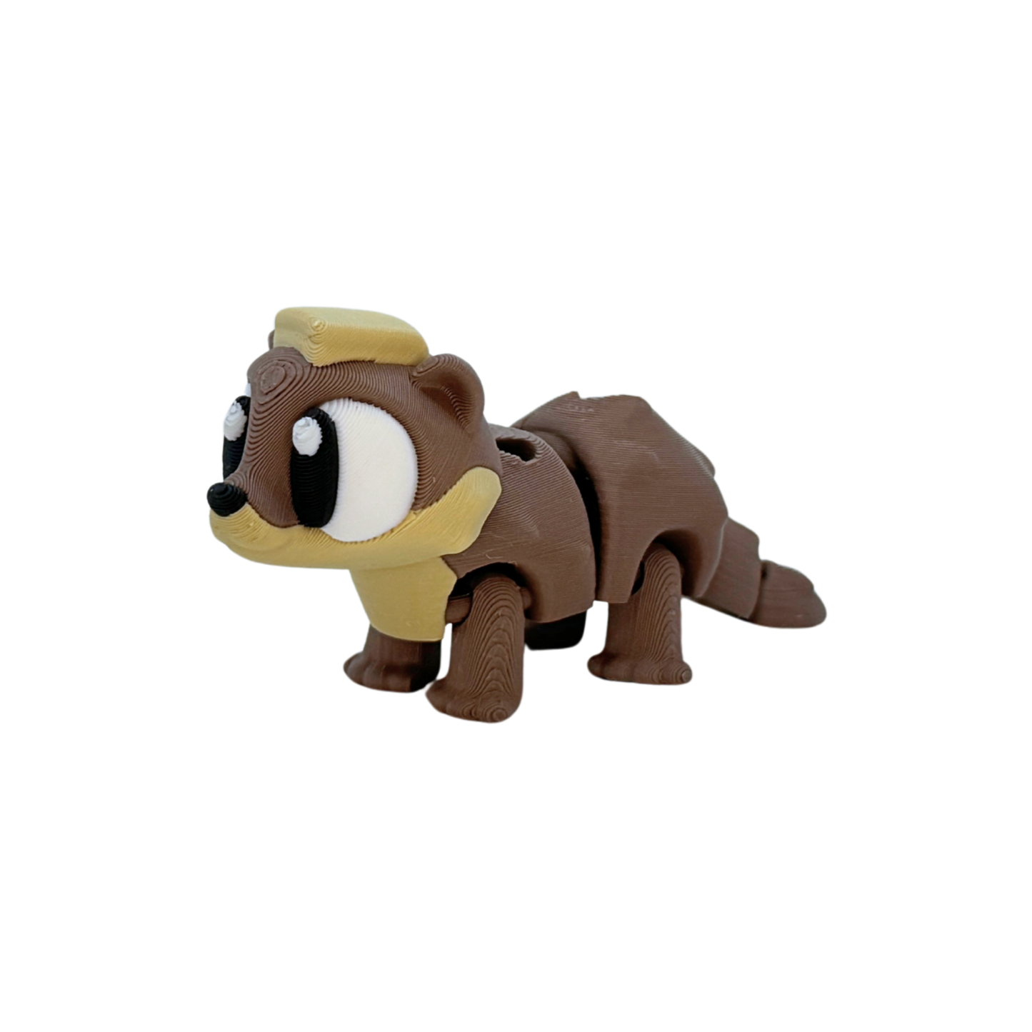 3D Flexi Otter Keychain