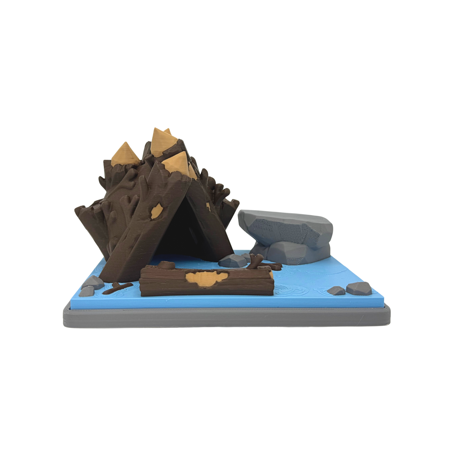 3D Log Hut Playset