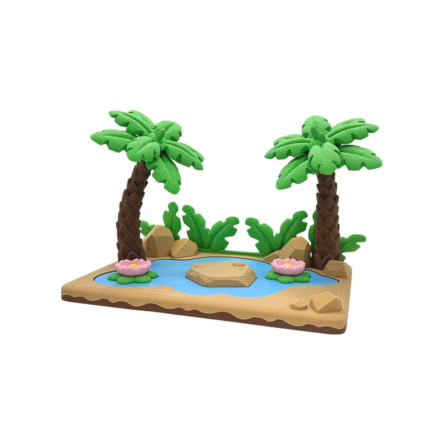 3D Pink Lagoon Playset
