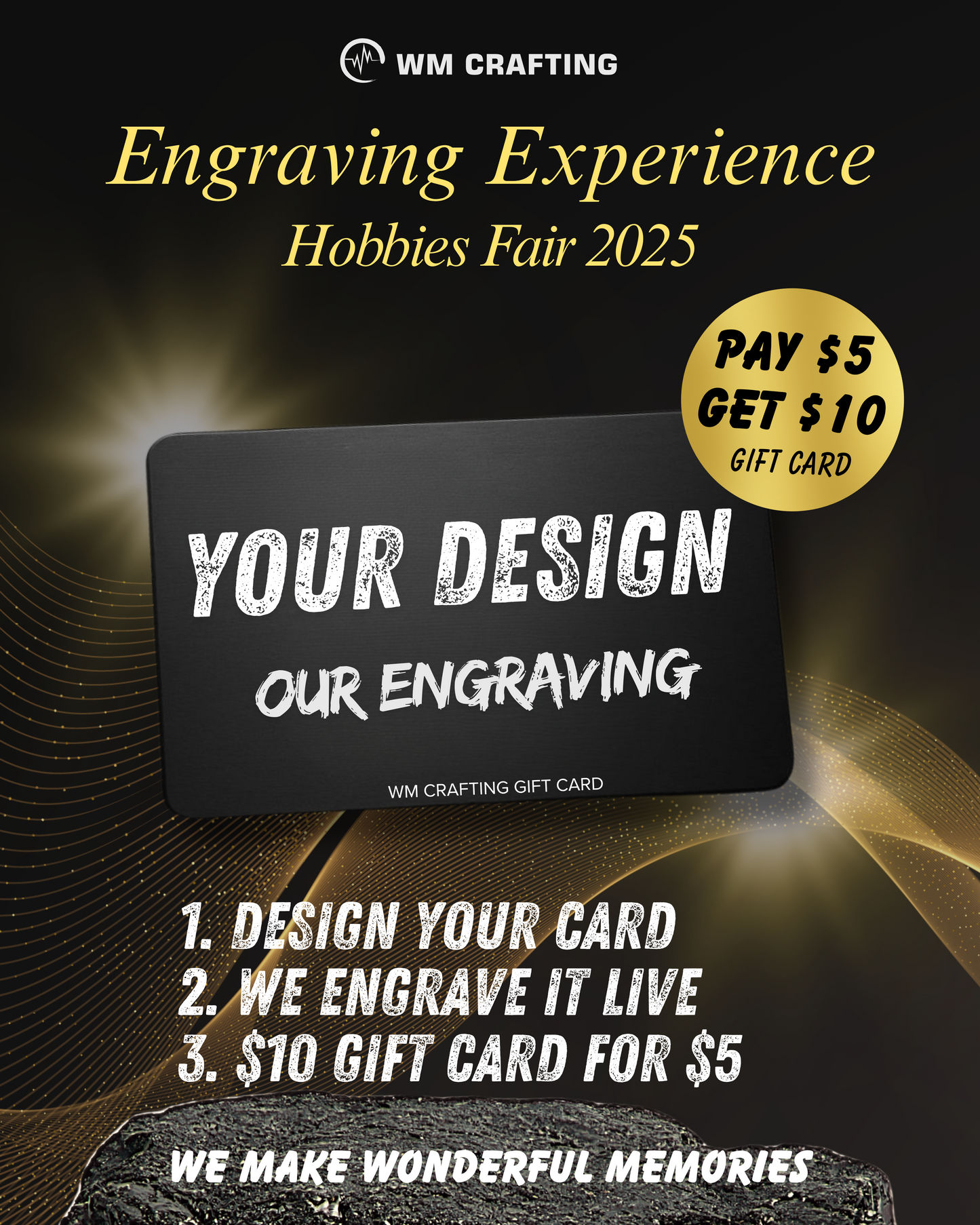 ✨ Engraving Experience @ Hobbies Fair 2025 ✨