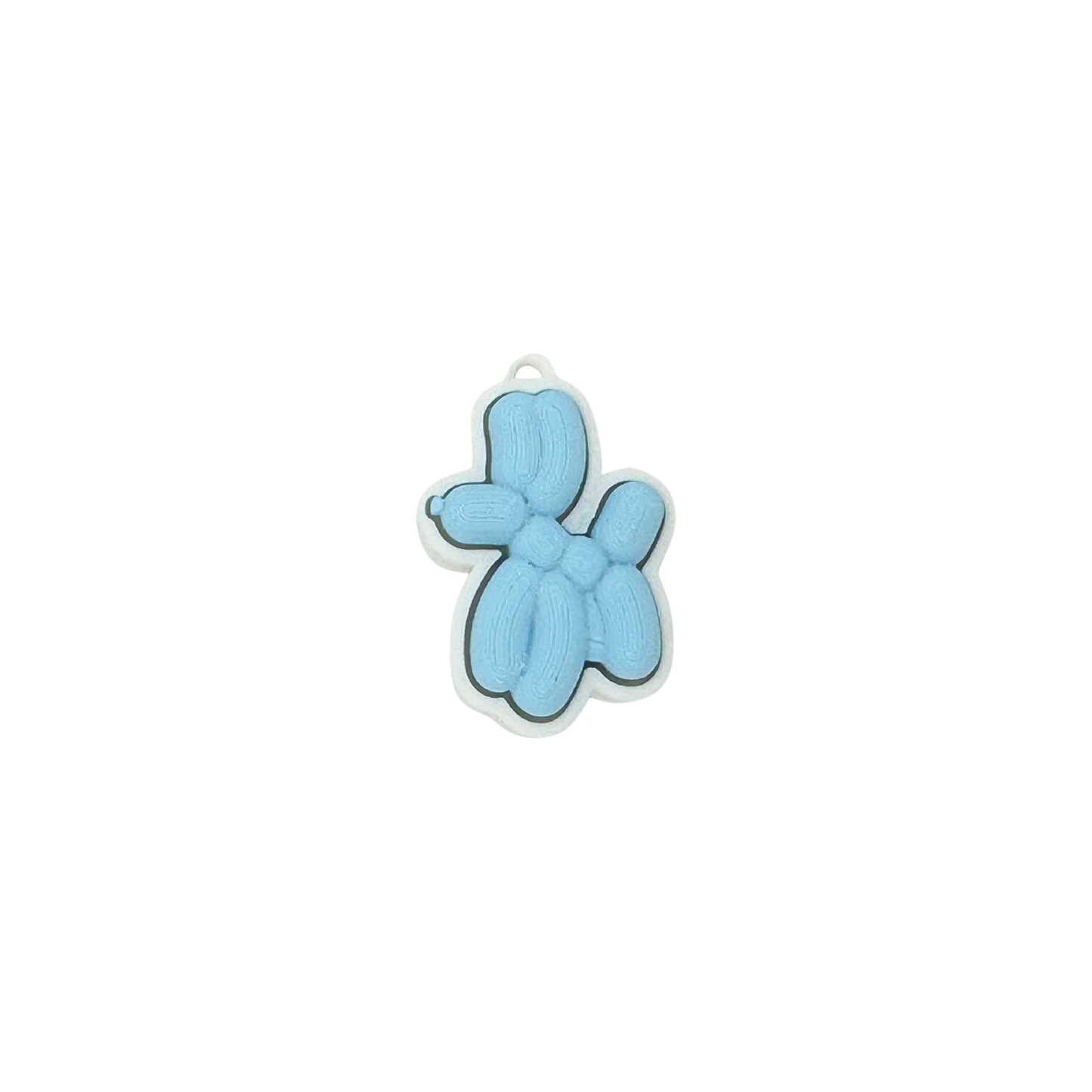 3D Balloon Dog Clicker Keychain