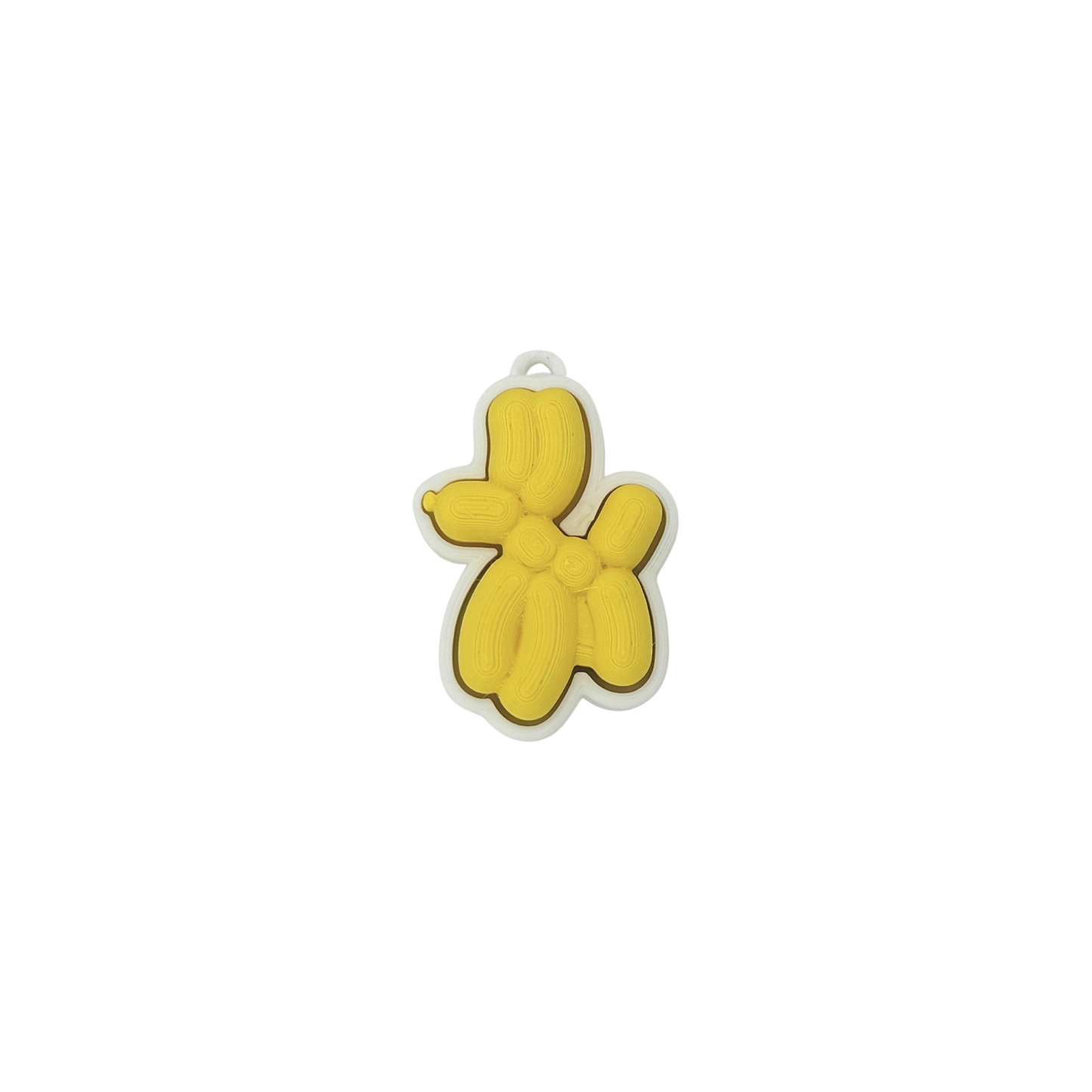 3D Balloon Dog Clicker Keychain