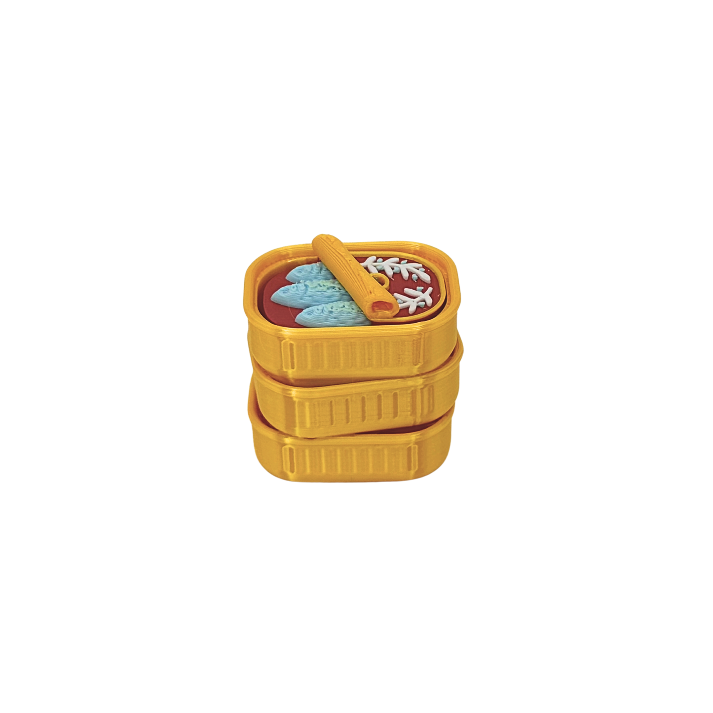 3D Sardine Clicker Keychain