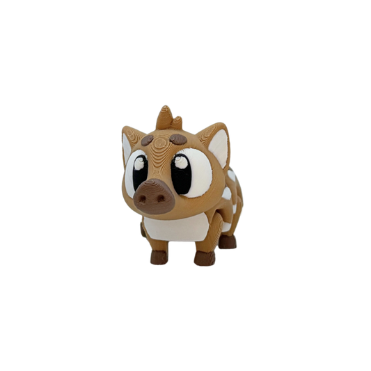 3D Flexi Boar Keychain