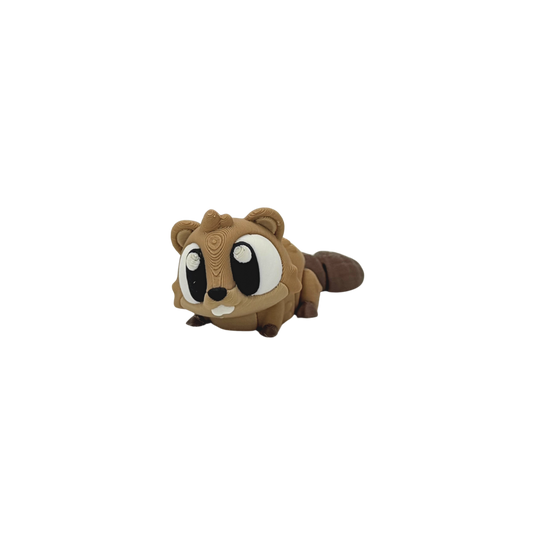 3D Flexi Beaver Keychain