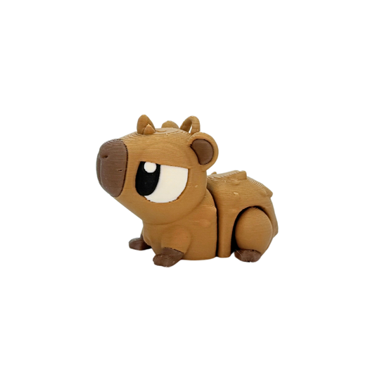 3D Flexi Capybara Keychain