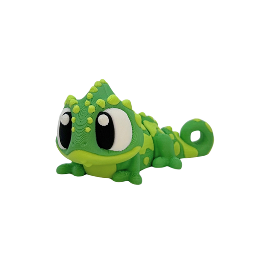 3D Flexi Chameleon Keychain