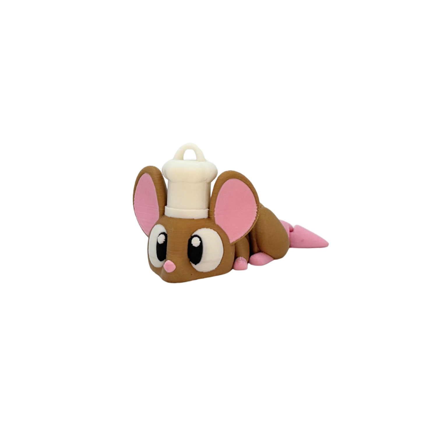 3D Flexi Chef Mouse Keychain