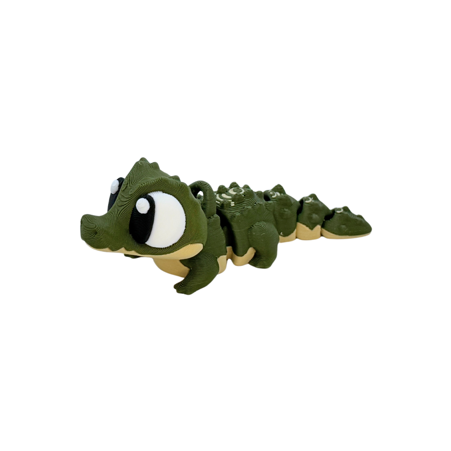 3D Flexi Crocodile Keychain