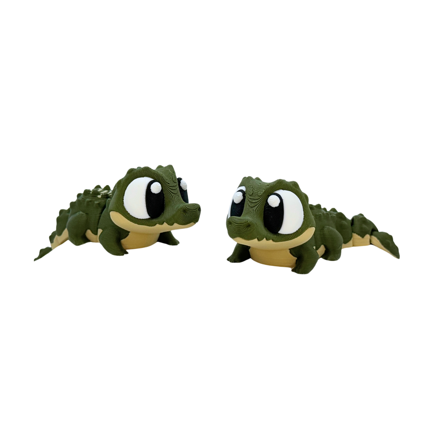 3D Flexi Crocodile Keychain