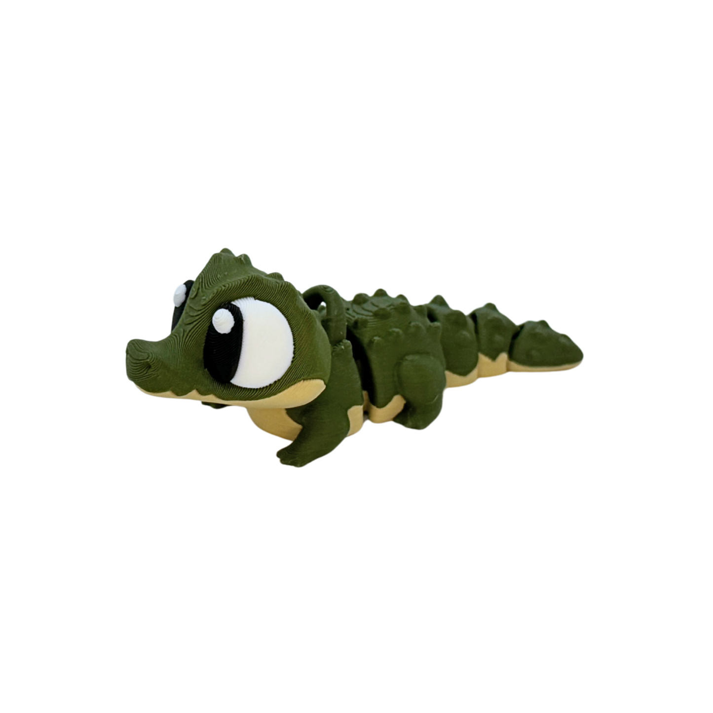 3D Flexi Crocodile Keychain