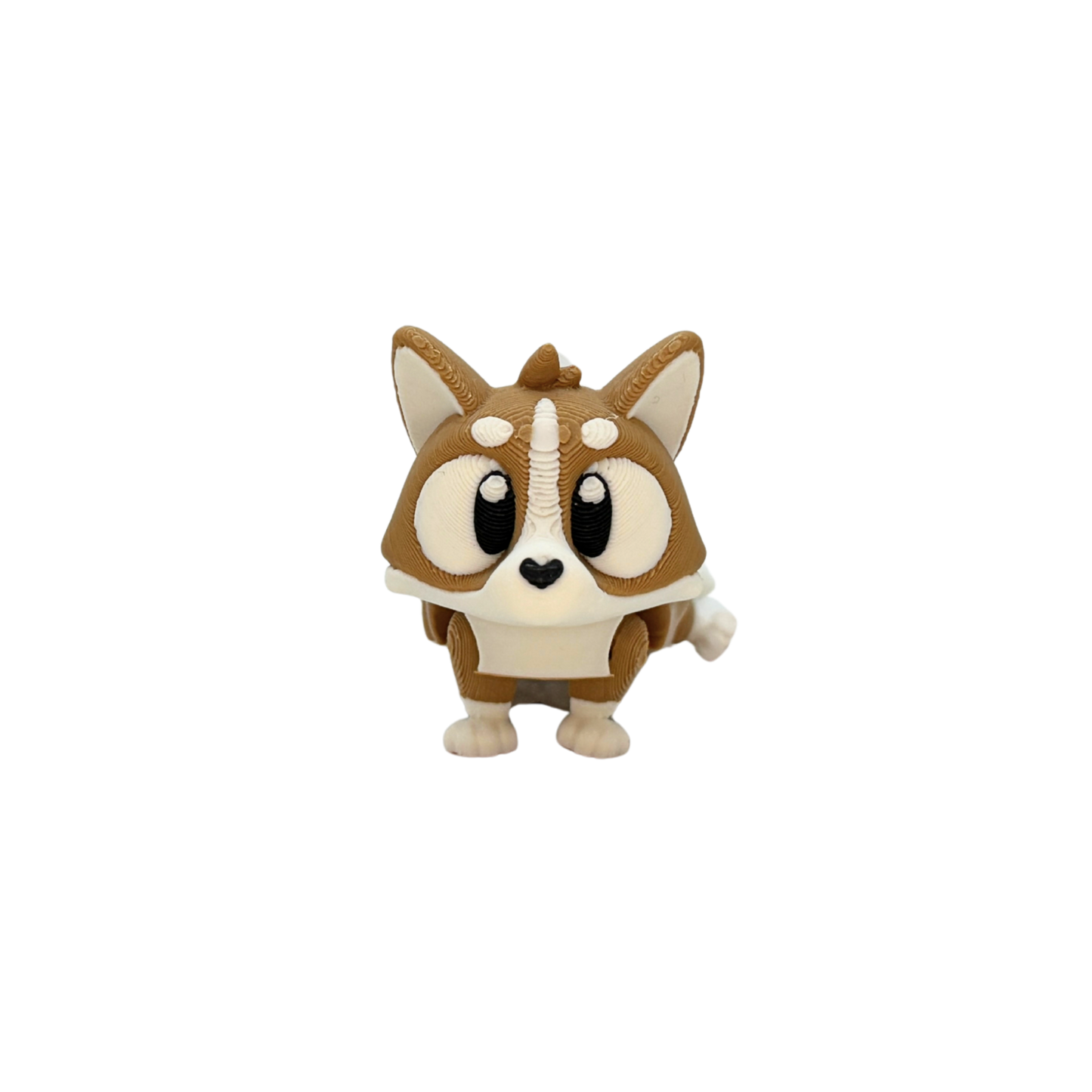 3D Flexi Corgi Keychain