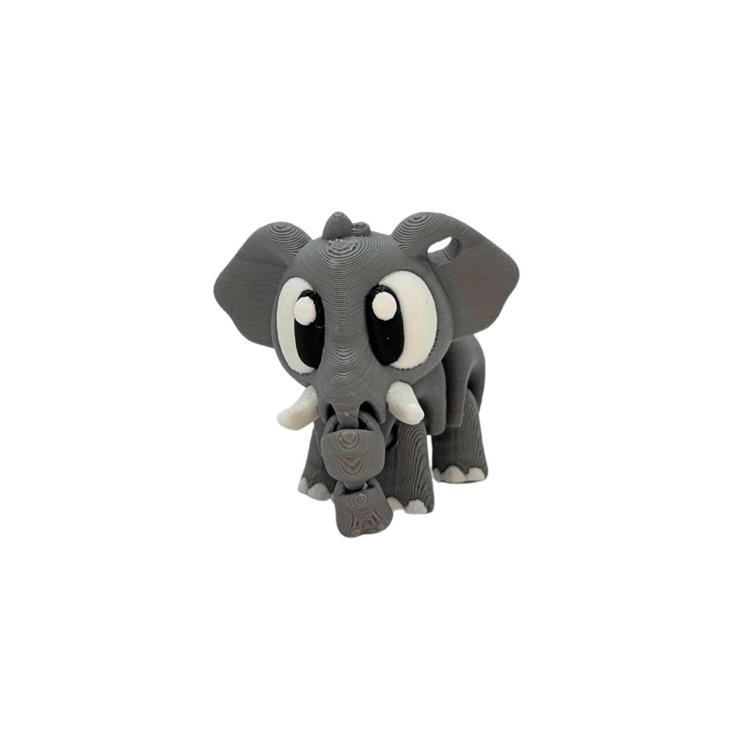 3D Flexi Elephant Keychain