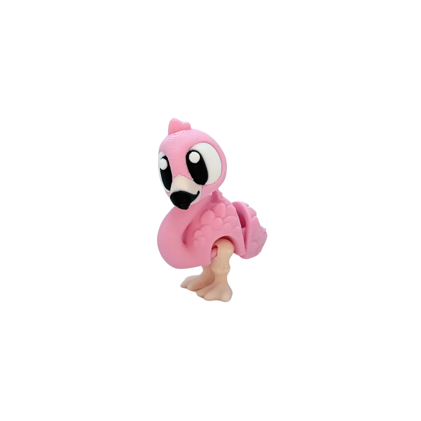 3D Flexi Flamingo Keychain