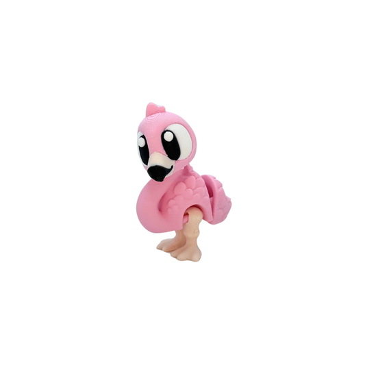 3D Flexi Flamingo Keychain