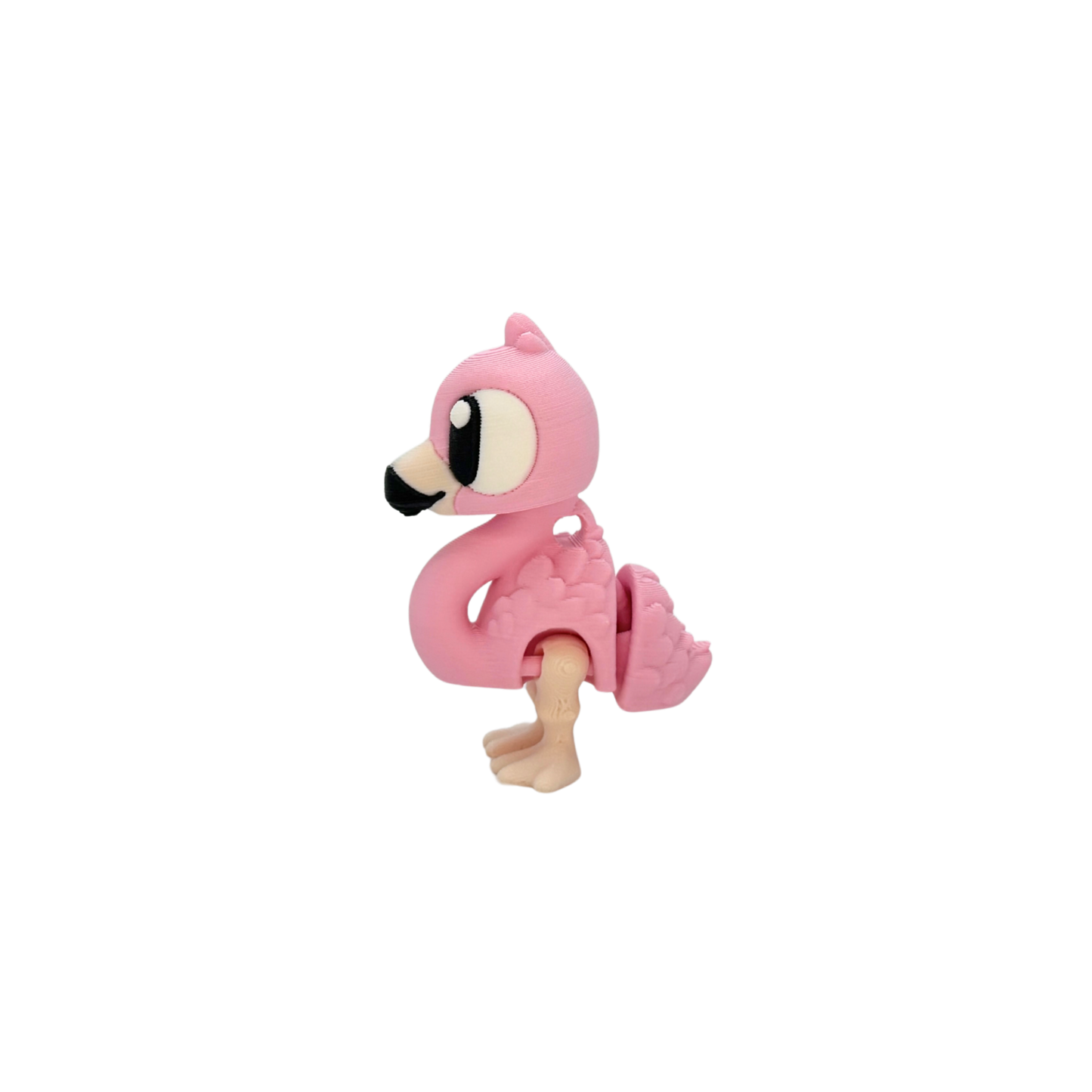 3D Flexi Flamingo Keychain