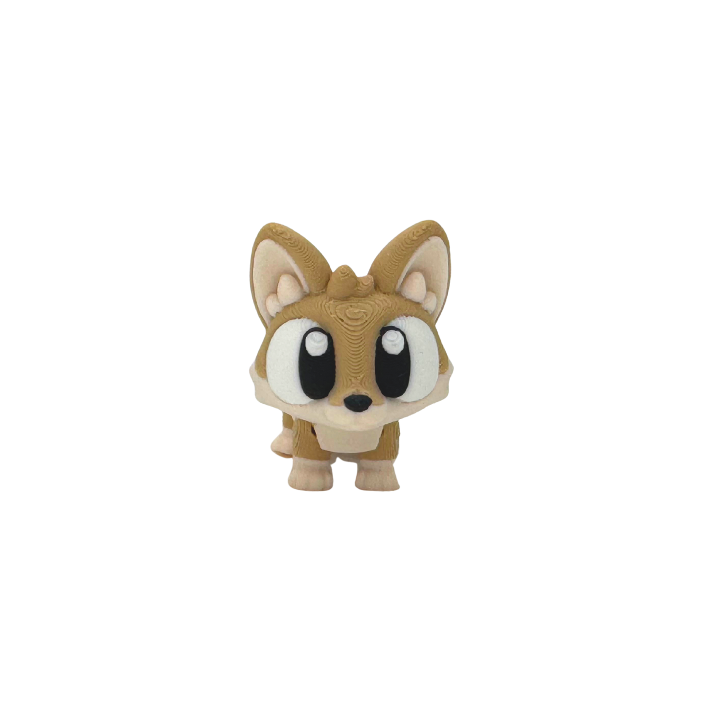 3D Flexi Fennec Fox Keychain