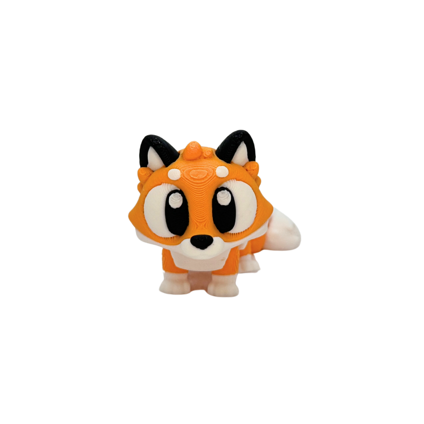3D Flexi Fox Keychain