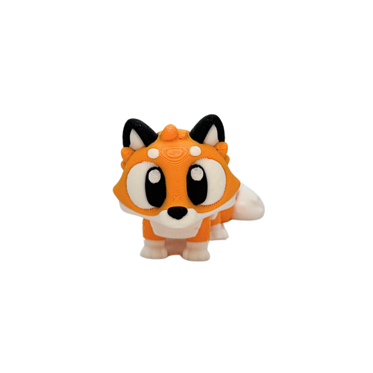 3D Flexi Fox Keychain