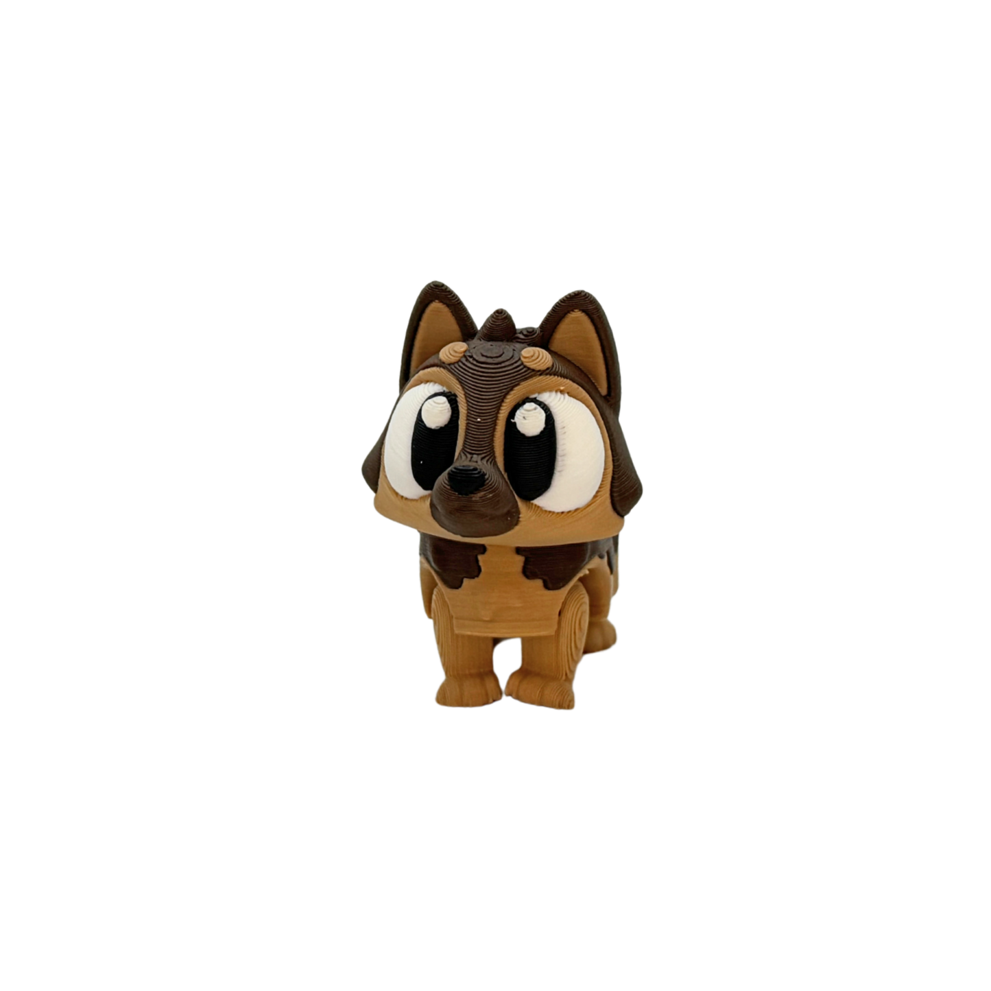 3D Flexi German Shepherd Keychain