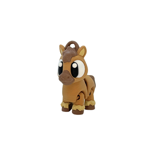 3D Flexi Horse Keychain