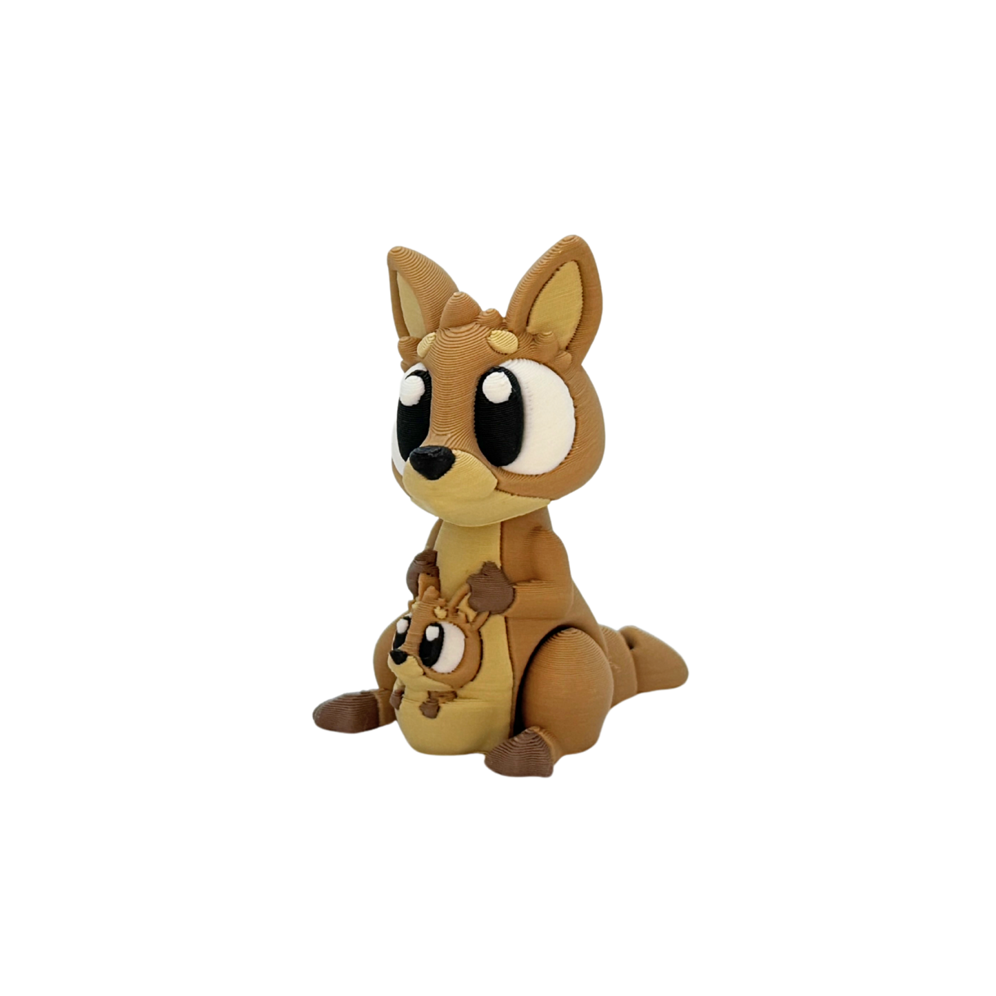 3D Flexi Kangaroo Keychain