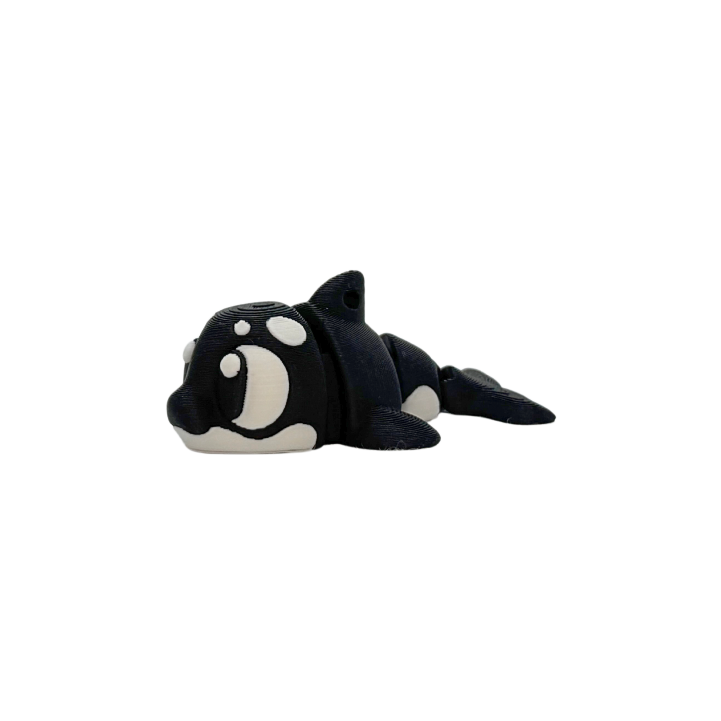 3D Flexi Killer Whale Keychain
