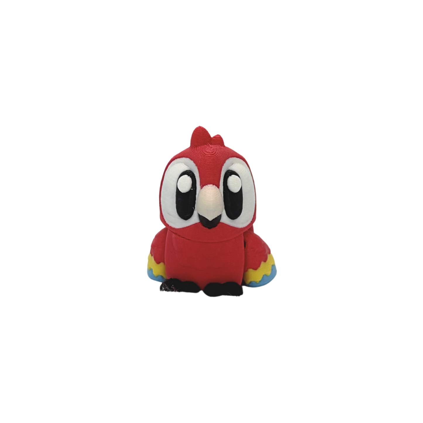 3D Flexi Macaw Keychain