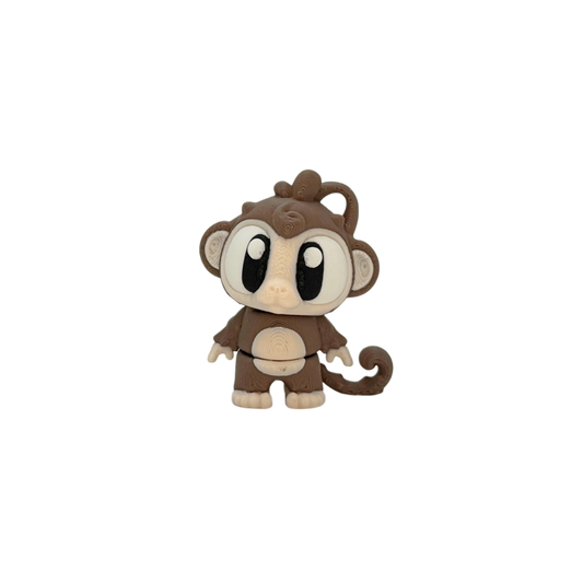 3D Flexi Monkey Keychain