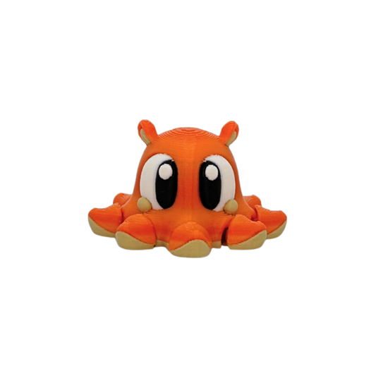 3D Flexi Octopus Keychain