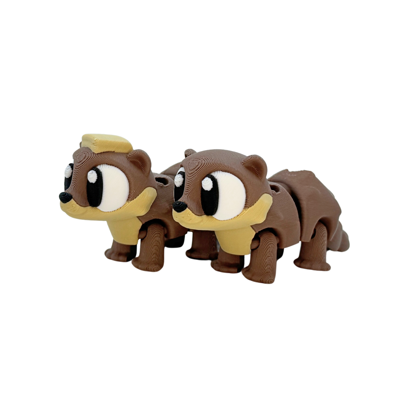 3D Flexi Otter Keychain