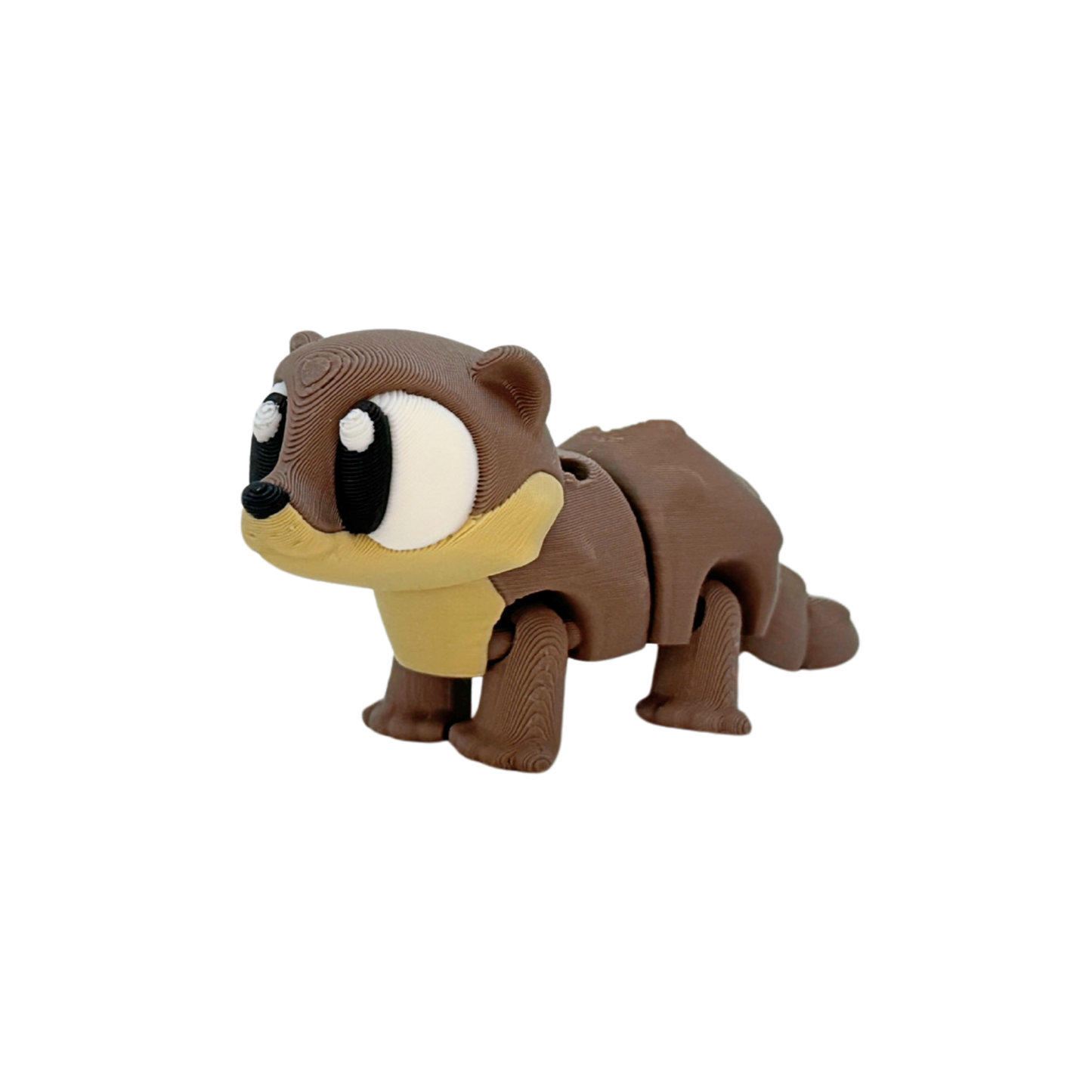 3D Flexi Otter Keychain