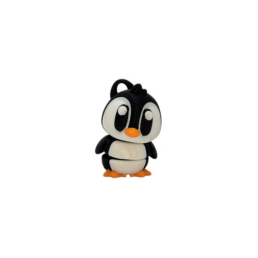 3D Flexi Penguin Keychain