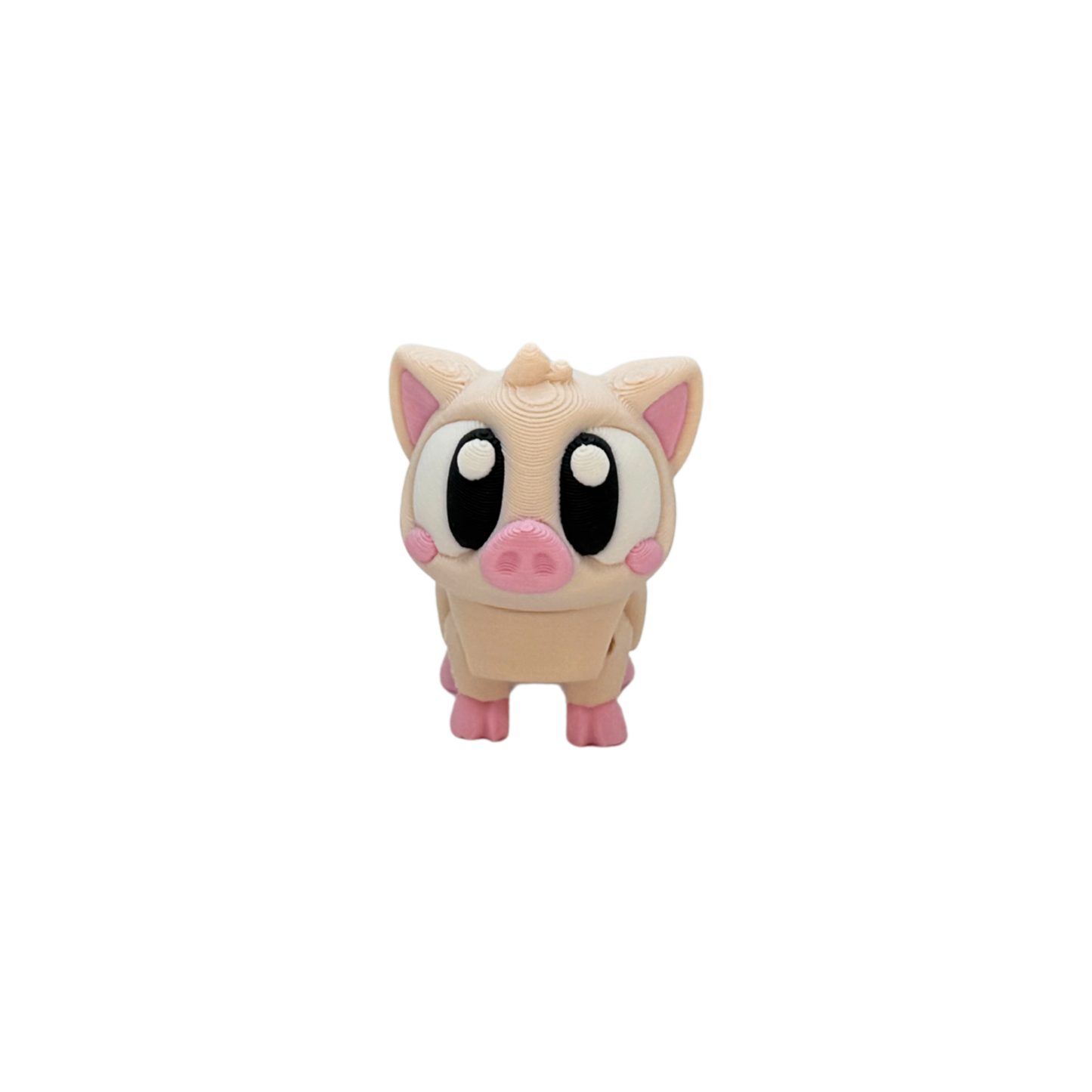 3D Flexi Pig Keychain