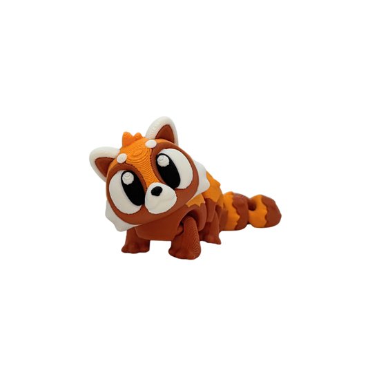 3D Flexi Red Panda Keychain