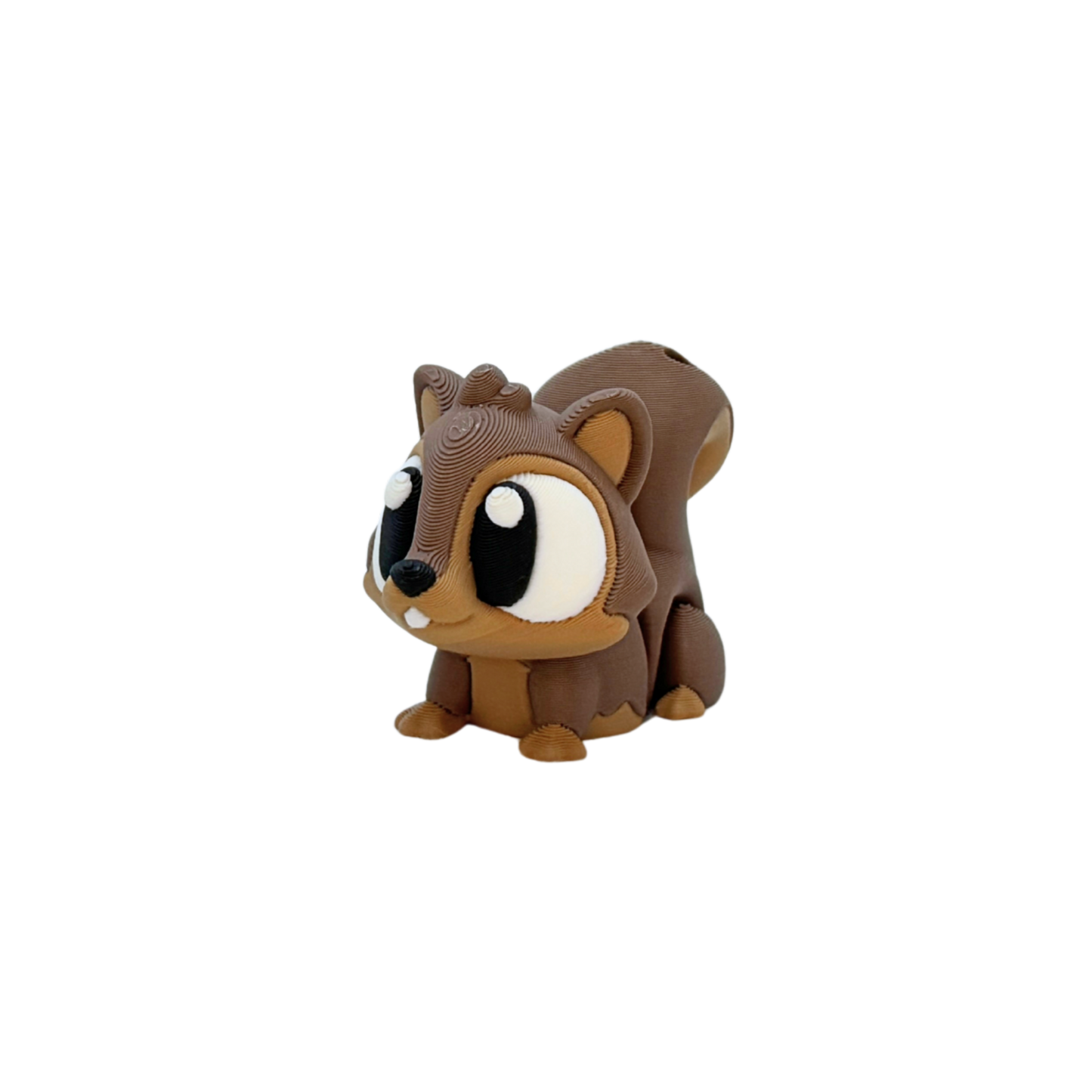 3D Flexi Squirrel Keychain