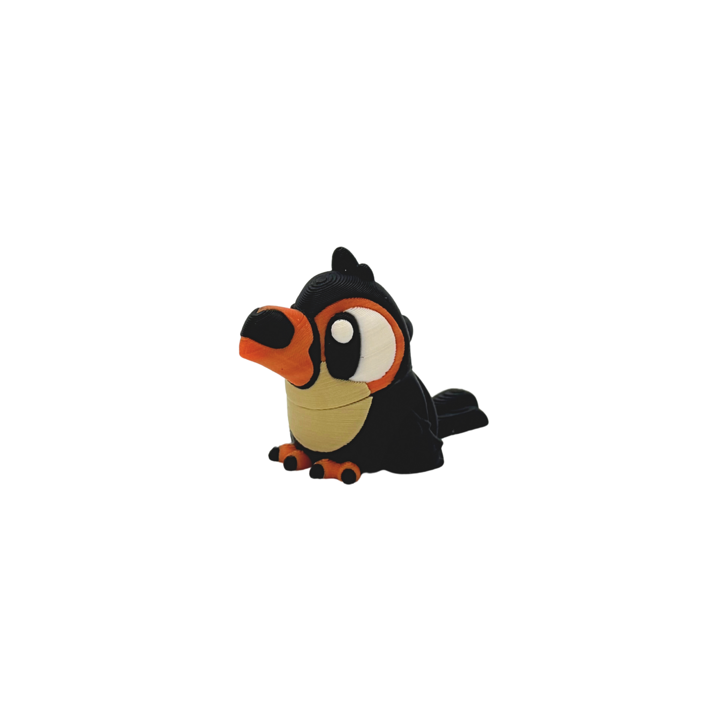 3D Flexi Toucan Keychain