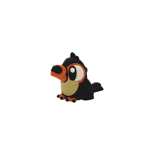 3D Flexi Toucan Keychain