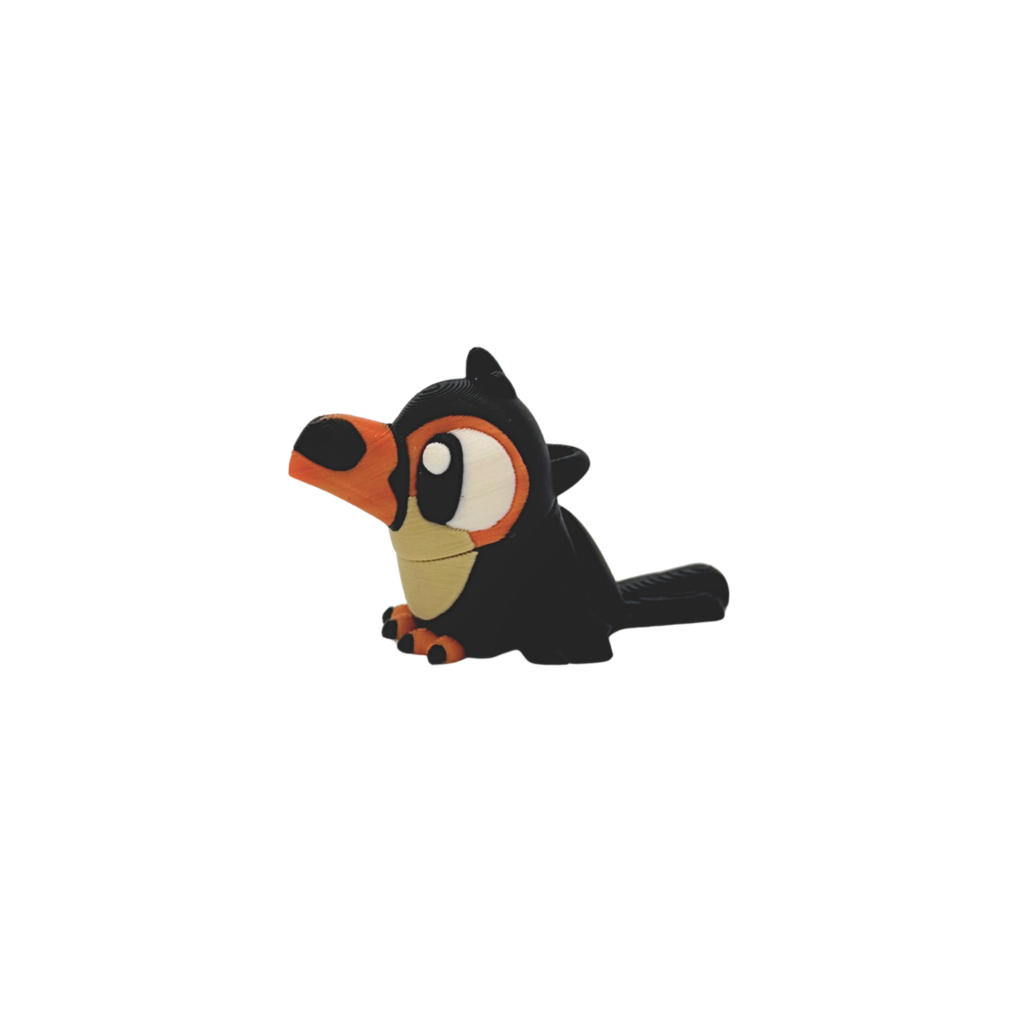 3D Flexi Toucan Keychain