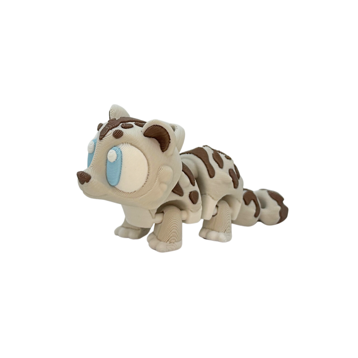 3D Flexi Tiger Keychain
