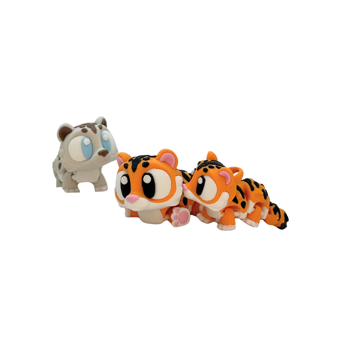 3D Flexi Tiger Keychain