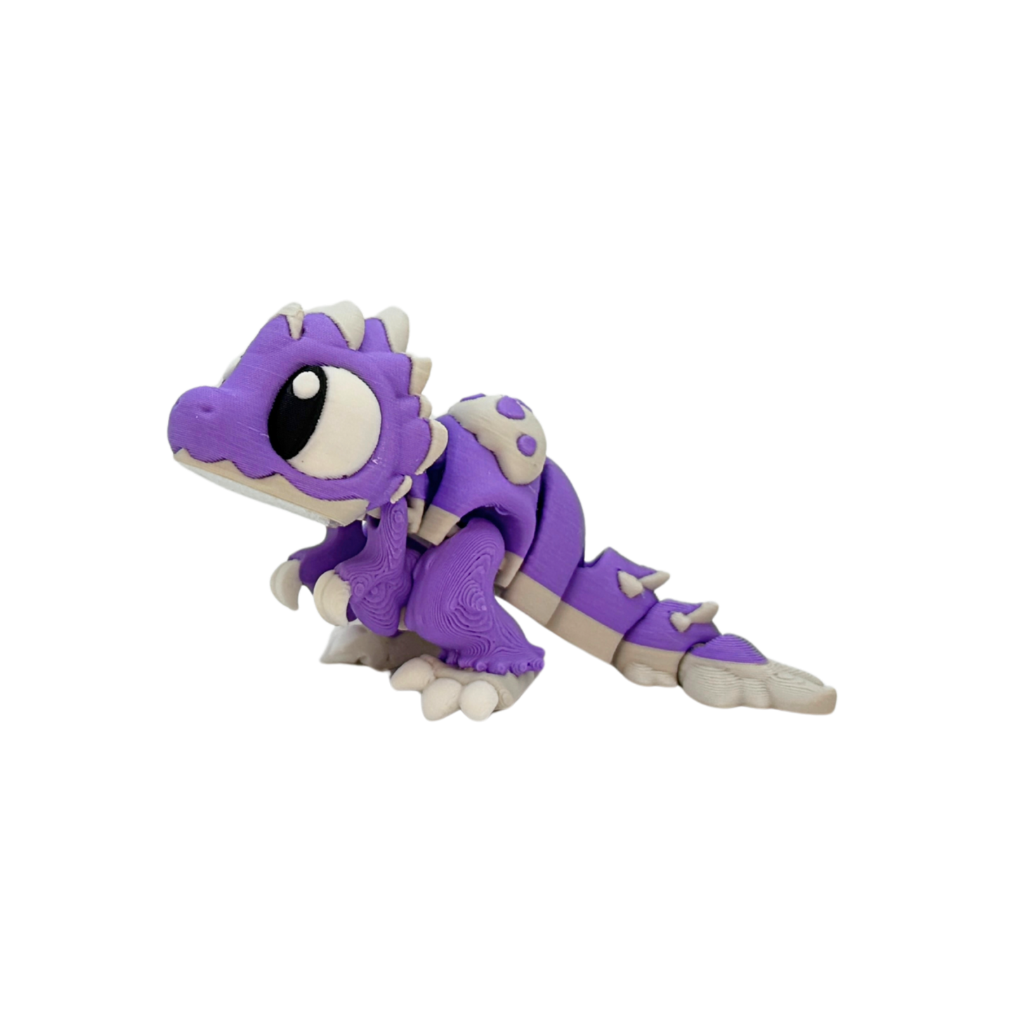 3D Flexi Baby Velociraptor Keychain