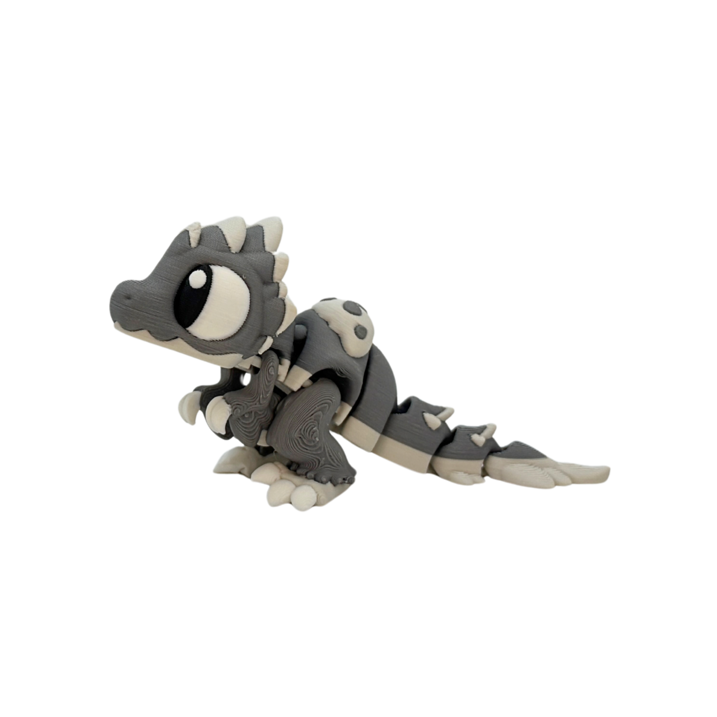 3D Flexi Baby Velociraptor Keychain