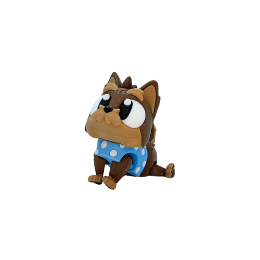 3D Flexi Yorkshire Keychain
